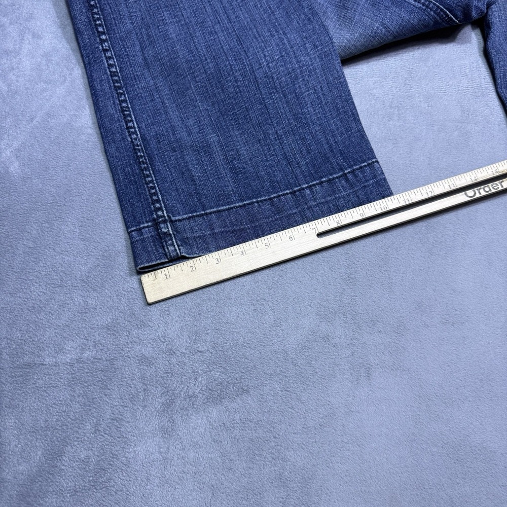 Ariat Jeans Womens 28L (30x36) Trouser Bluebell Flared Rodeo Midrise Boho USA - Picture 9 of 9